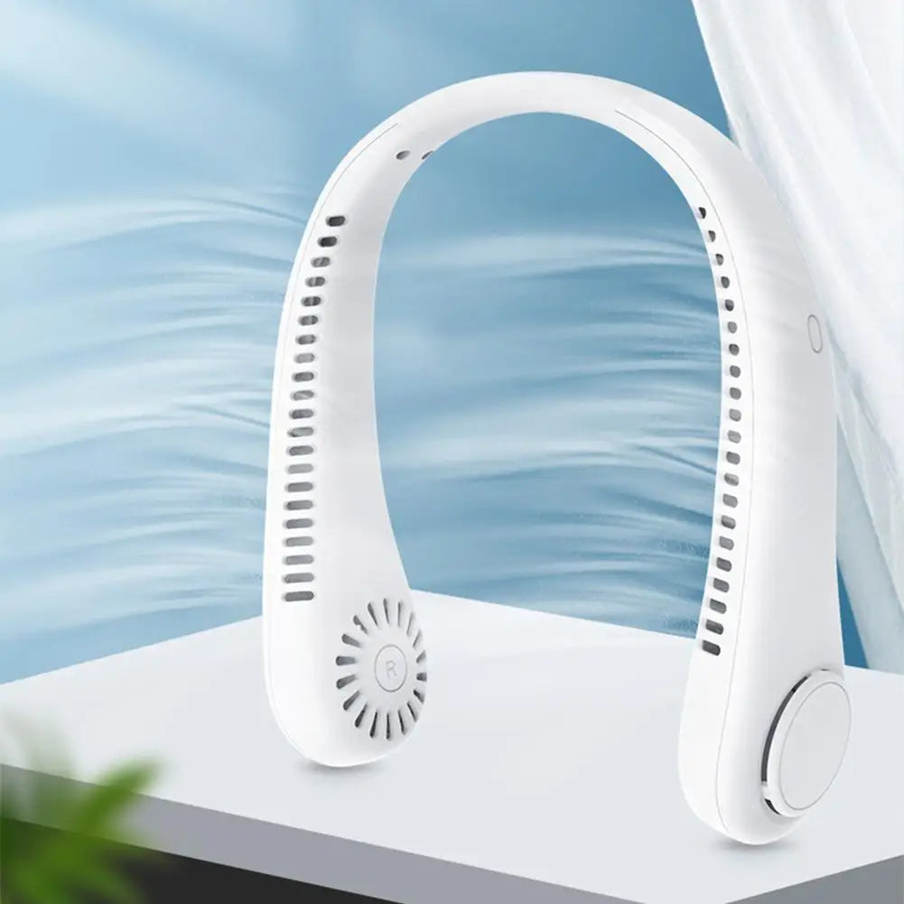 Ventilatore da Collo Bladeless Portatile – Ricarica USB | Cooling 360°
