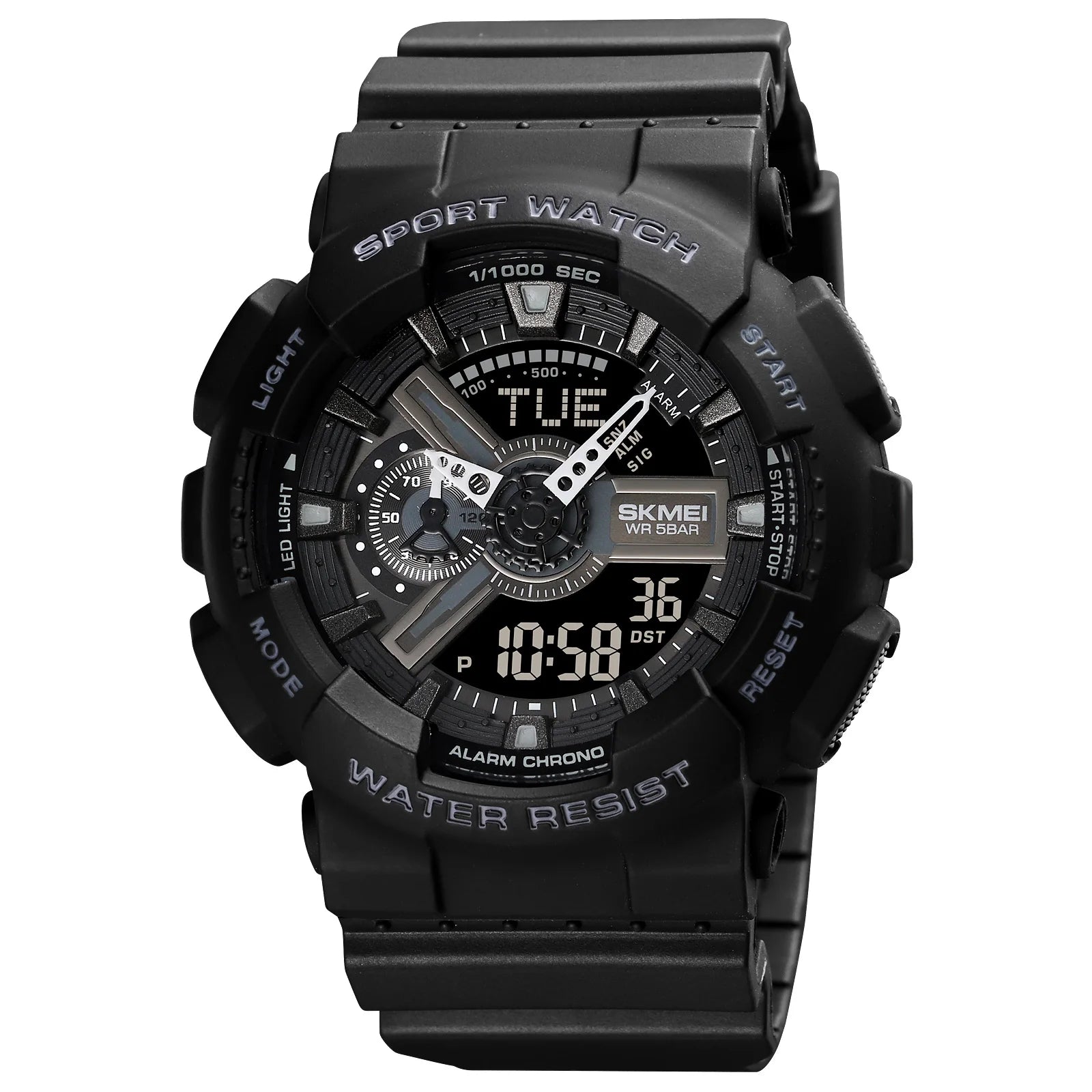 SKMEI 1834 | Orologio Digitale Sportivo | LED World Time | Waterproof 50M