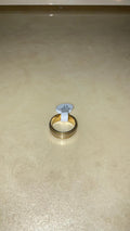 Anello Dorato Fascia Larga
