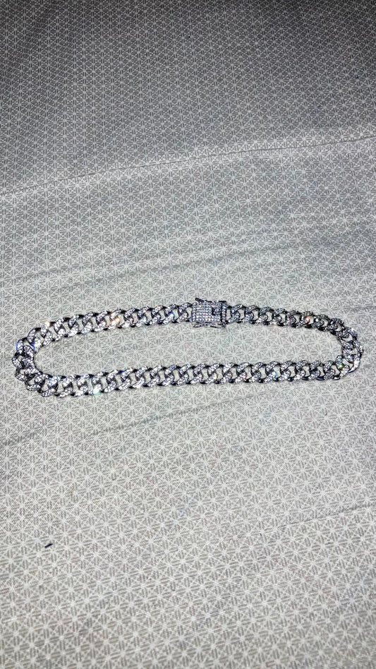 Collana Cuban Link con Zirconi
