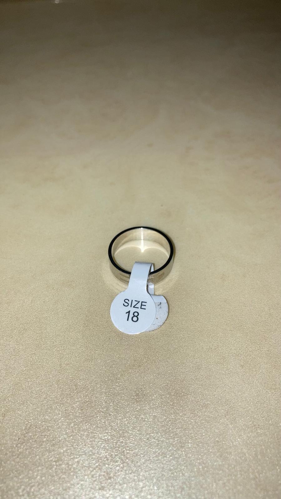 Anello Minimal Argento Fascia Sottile