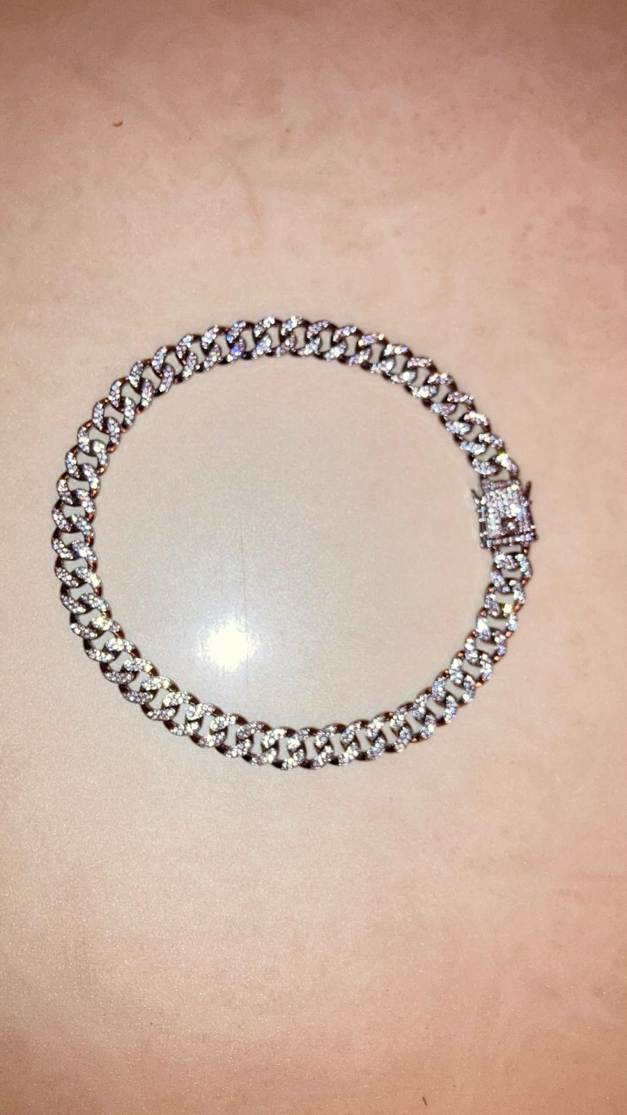 Collana Cuban Link con Zirconi