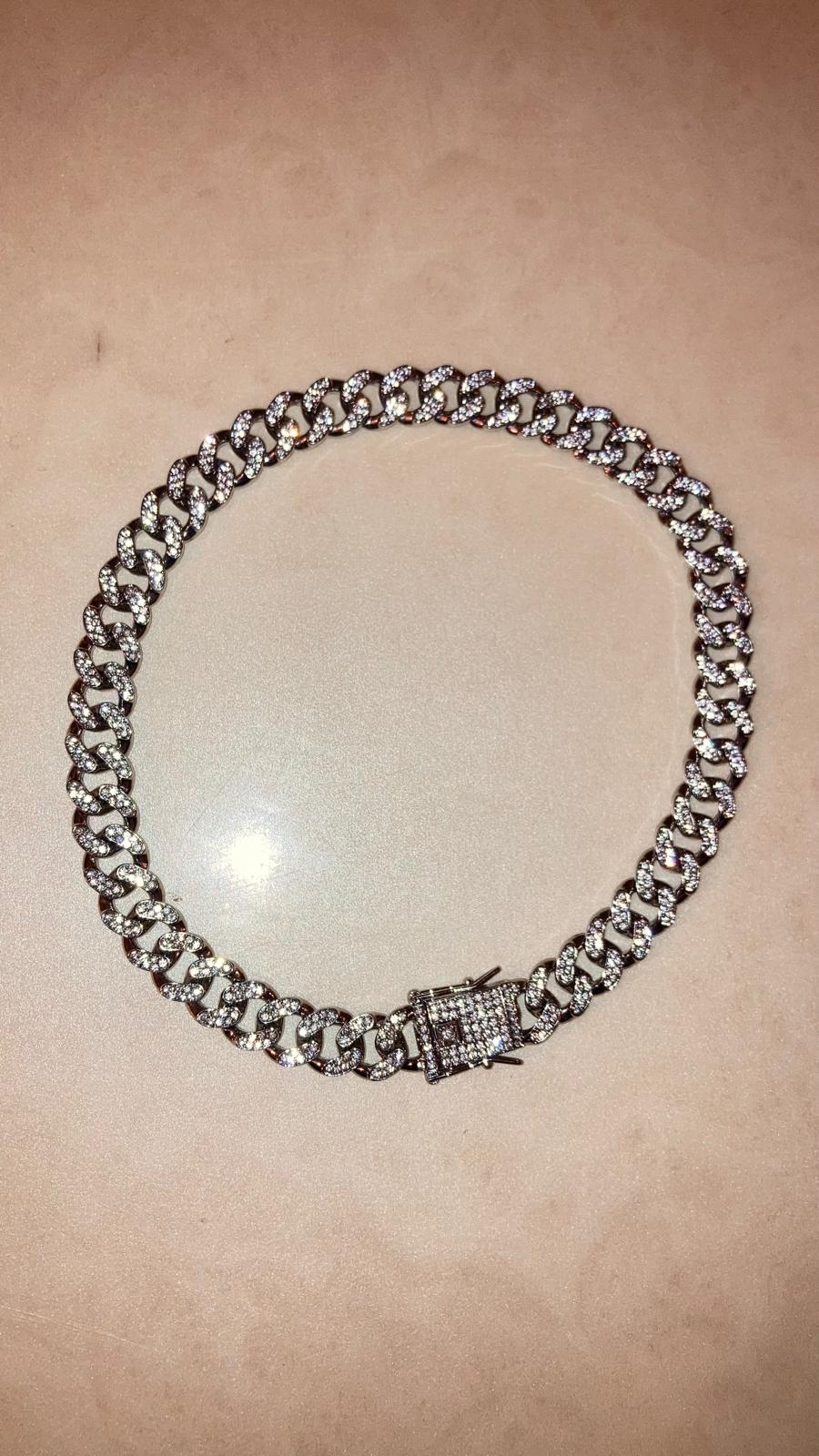 Collana Cuban Link con Zirconi