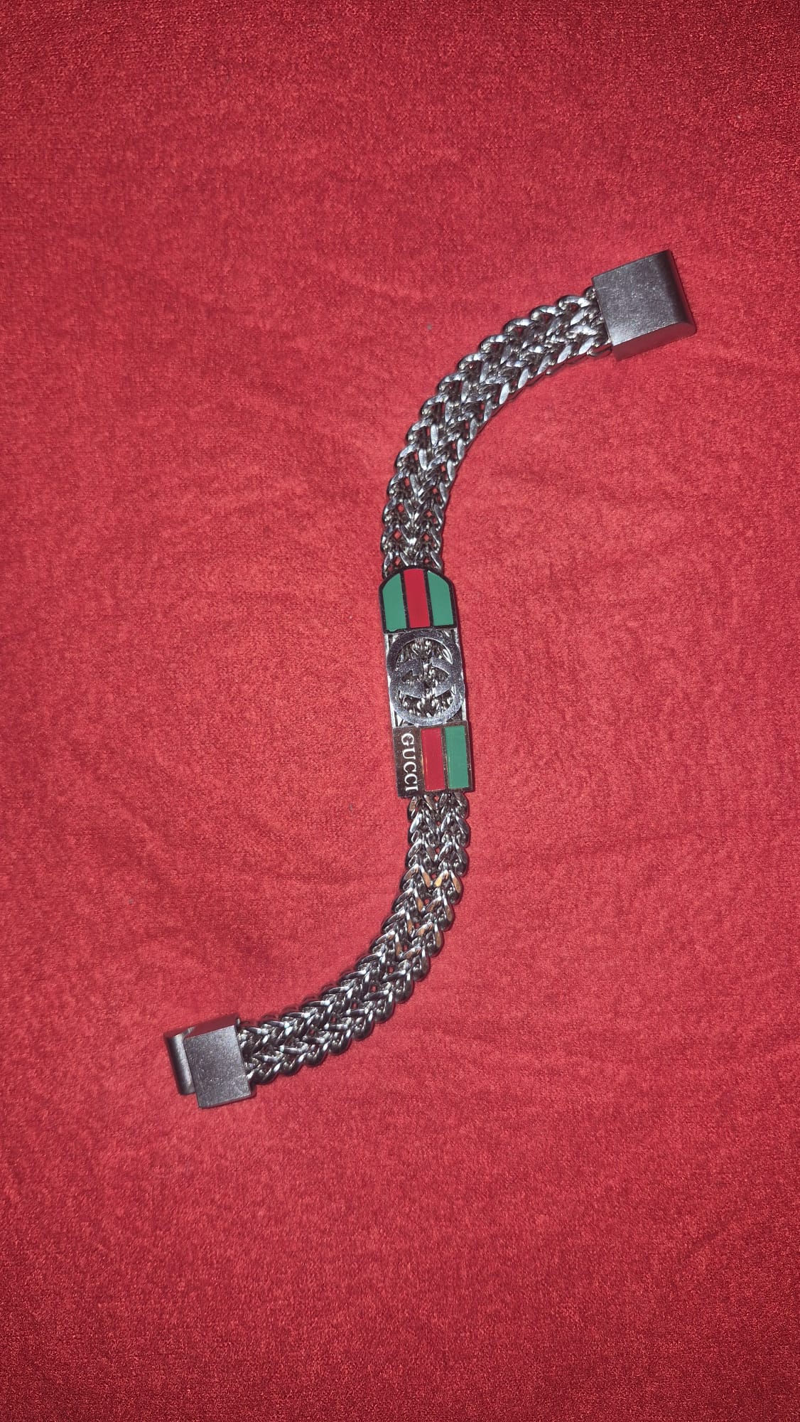 Bracciale Gucci Uomo Catena Doppia | Placca Stile Luxury